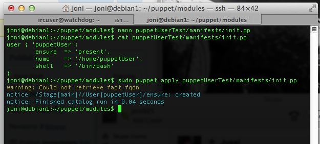 create-puppetuser
