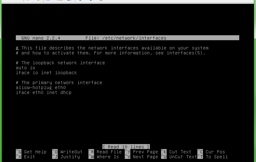 interfaces-dhcp